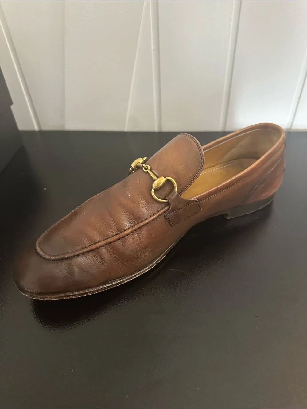 Gucci jordaan leather